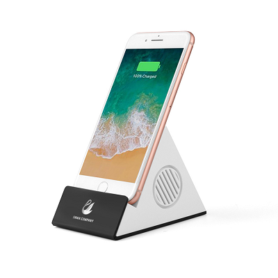 發光LOGO藍牙音箱+無線充電支架